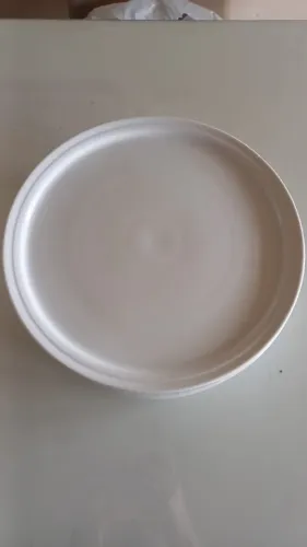 Prato de servir -  Redondo-  Porcelana Germer - 28.5 diâmetro 