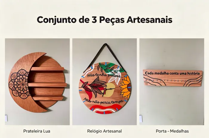 Conjunto Decorativo Artesanal