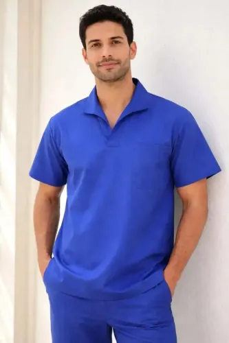 Camisa Brim Soldador trabalho Epi Camisa grossa manga curta