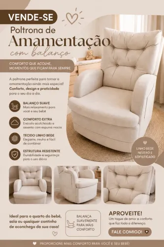 Poltrona de amamentação