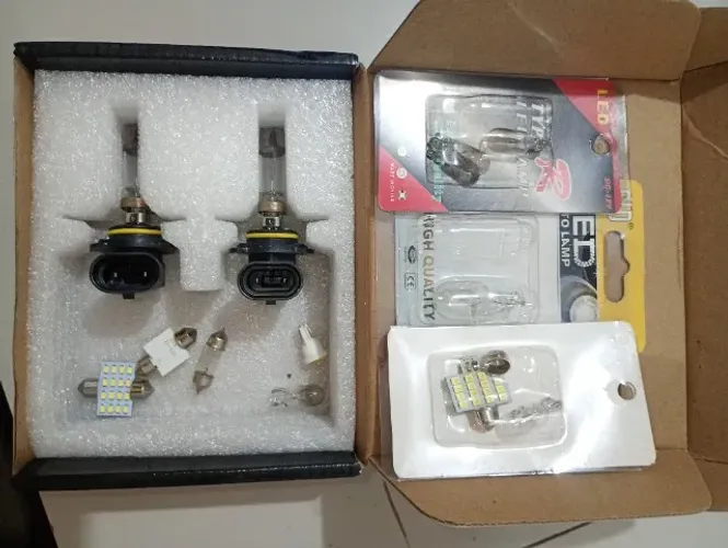 Kit Lampada Farol Hb4 + Pingo t10 e outras 