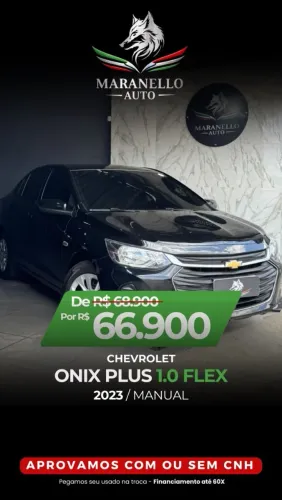 Chevrolet Onix Plus LT 1.0 12V Flex Mec. 4P 2023