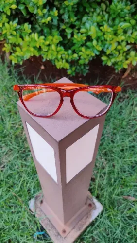 Óculos de Acetato Vermelho da Chilli Beans