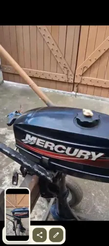 Motor de polpa mercury 3.3, seminovo p barco