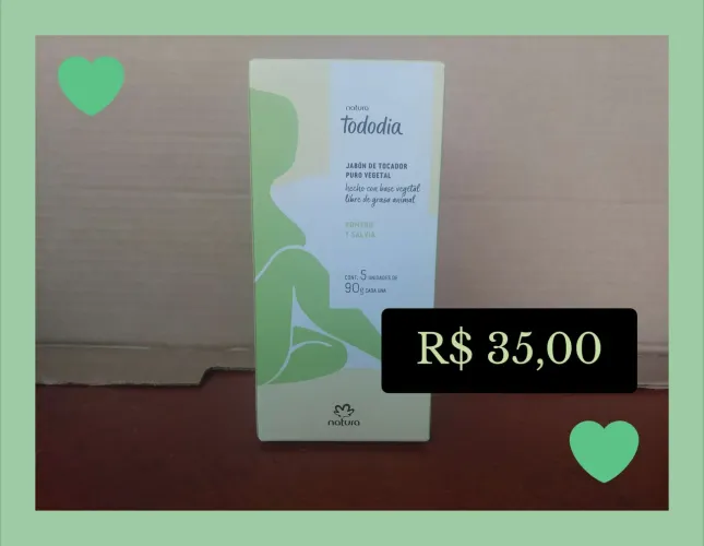 Caixa de sabonetes alecrim e sálvia