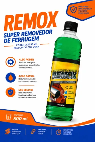 Removedor de Ferrugem REMOX 500ml