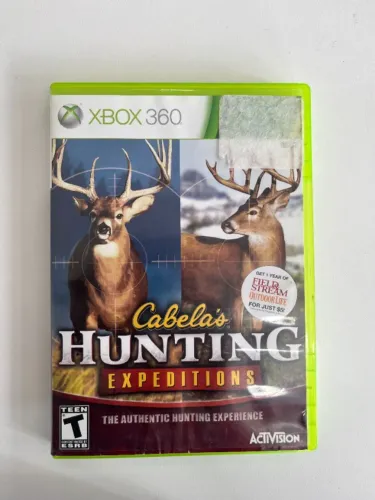 JOGO CABELA'S HUNTING EXPEDITIONS SEMINOVO - XBOX 360