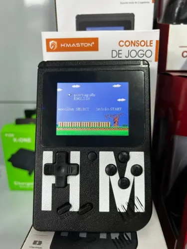 Mini Game retrô com 400 jogos antigos