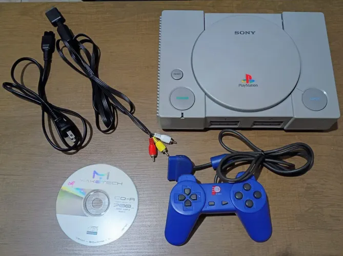 PlayStation 1 Fat COMPLETO - R$ 370