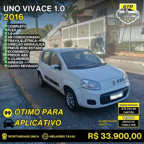 Fiat Uno Vivace/rua 1.0 EVO Fire Flex 8V 5P 2016