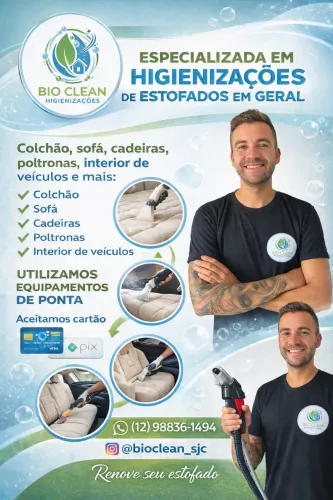 Higienização e Impermeabilização de Estofados