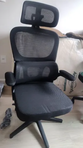 Cadeira ergonomia Genebra - Preta