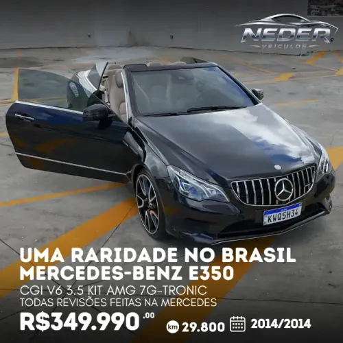 Mercedes-Benz E-350 CGI Cabriolet 3.5 306cv Aut. 2014