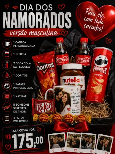Cesta dia dos namorados