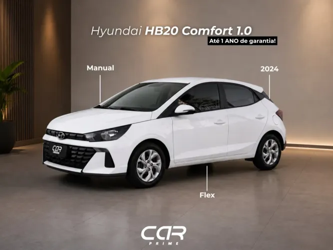 Hyundai HB20 Comfort Plus 1.0 Flex 12V Mec. 2024