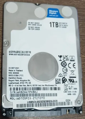Hd de 1tb western digital