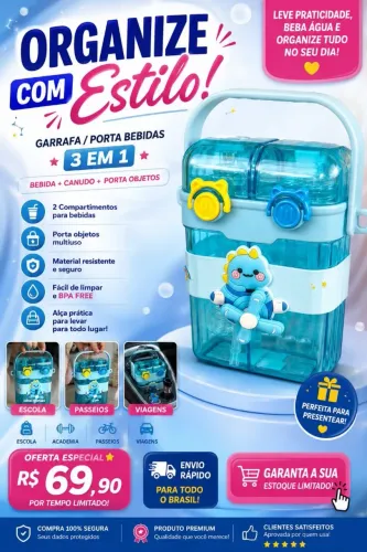 Kit infantil para beber água,vsico