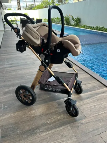 Kit 3 em 1 - Carrinho + Bebê Conforto
