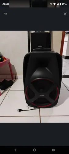 Caixa de som mondial 550w