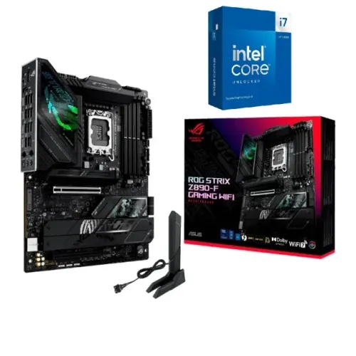 Kit Intel i7-14700KF + ASUS ROG Strix B760-F Gaming WiFi DDR5