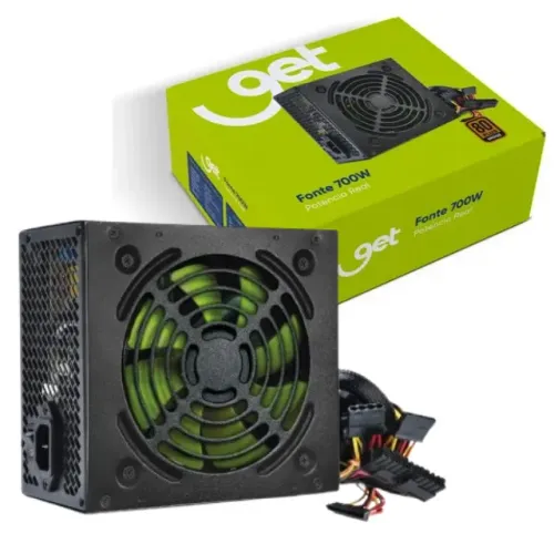 Fonte Real 700w 80 Plus GET *NOVA COM GARANTIA*