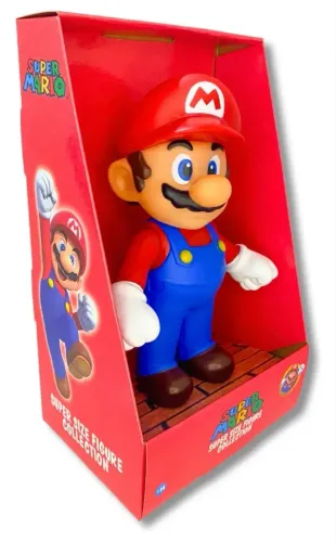 Super Mario Bros - Collection Temático Grande 25cm Caixa Original