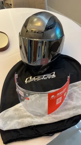 Capacete moto LS2 usado 5vezes