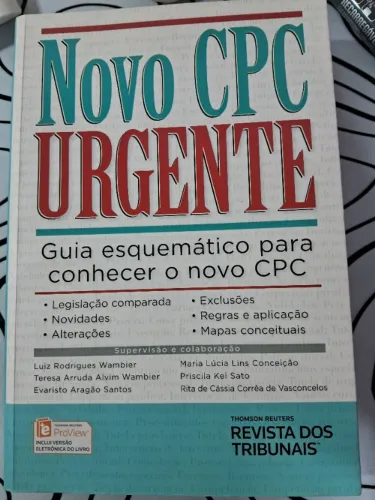 Novo CPC Urgente - Ed. RT - 2016