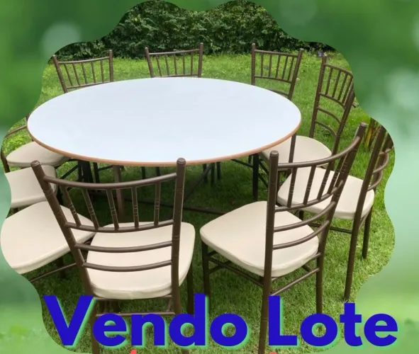 Vendo LOTE de 48 Cadeiras para Festas, Eventos e Buffets