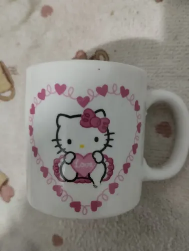 Conjunto de duas xícaras hello kitty Sanrio