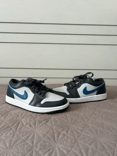 Air Jordan 1low Anthracite Industrial Blue