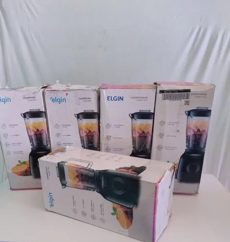 Liquidificador turbo mix 650w 1,6L 220v Elgin de mostruário kit com 5 unidades 