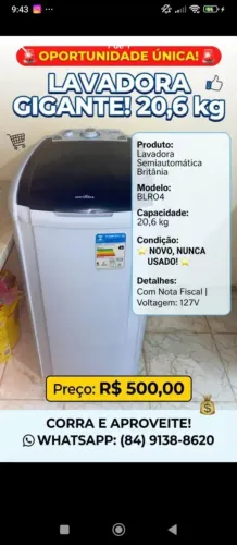 Tanquinho pra de lavar roupa novo para vender