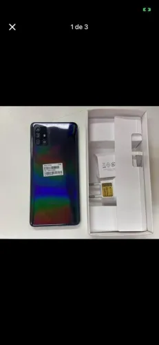 Sansung A71 - Semi Novo - Preto - 128GB com Capa e Carregador - Novíssimo