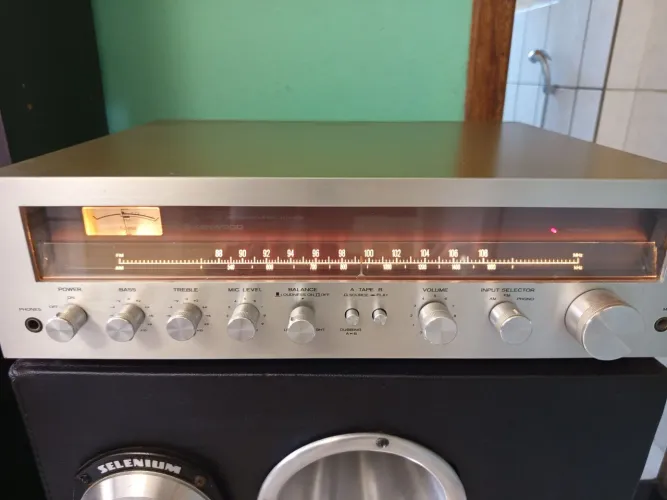 Receiver Kenwood kS3000 fabricado em 1978, O único no Brasil.