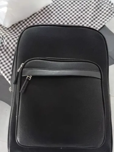 Mochila de couro zara