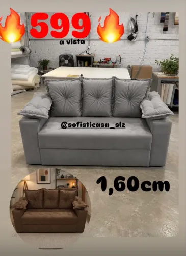 sofá compacto 1,69 cm PROMOÇÃO