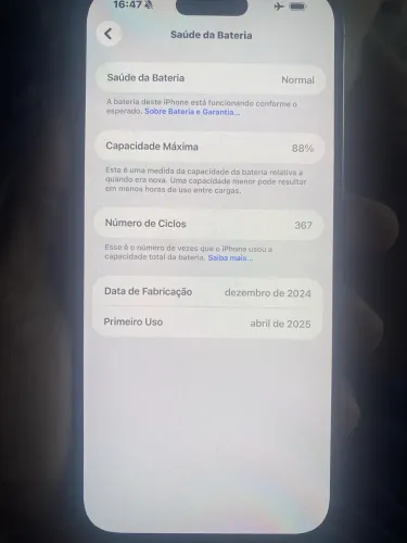 iPhone 16 pro max 256GB novíssimo