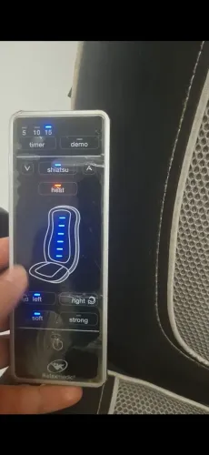 Assento de massagem shiatsu 12 esferas 220 V relaxmedic