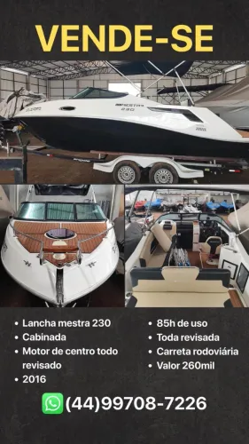 Oportunidade lancha mestra 230