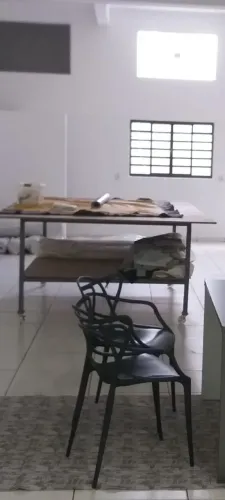Mesa de corte com roldanas 2,85x1,70
