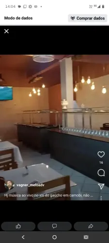 buffet pista fria e pista quenete.