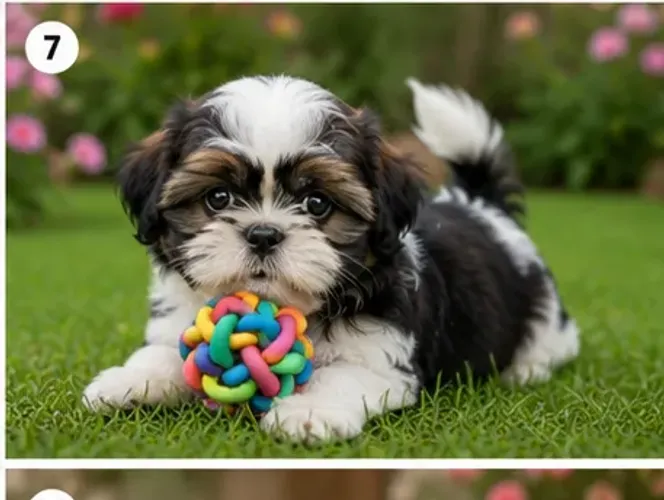 Neném pelagem volumosa Shih tzu/Shitzu