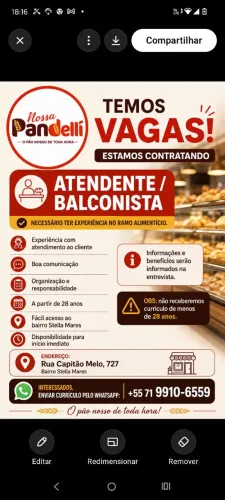 Contratação imediata