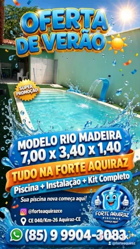 Ta calor? Então vamos de Piscina.