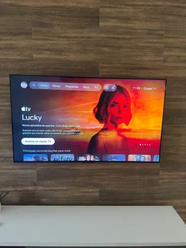 Smart TV 55" TCL 4K UHD QLED 55P7K COM GARANTIA