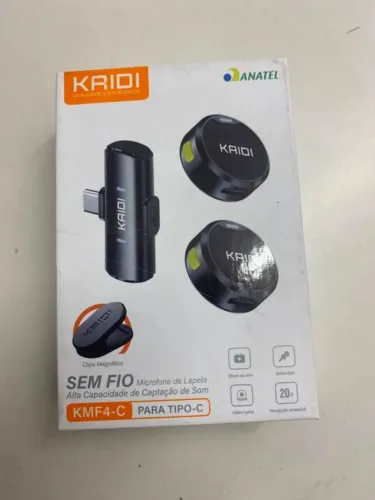 Microfone Sem Fio Kaidi - Excelente Estado