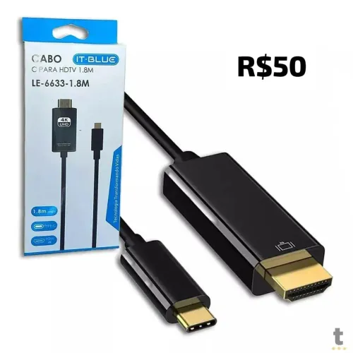 Adaptadores tipo c, Adaptador 3 em 1, tipo c p hdtv