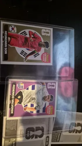 Extra stiker copa 2026, son GOLD & Frederico valverde ROXO.PROMOÇÃO 