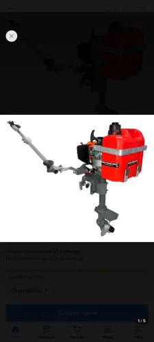 Motor jet turbo 3.5 hp usado 2 vezes